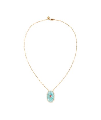 CHEEMA Collier Amazonite pas cher 