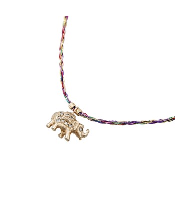 PRO - ELEPHANT Collier Diamants argent plaqué or 24 cts À commander