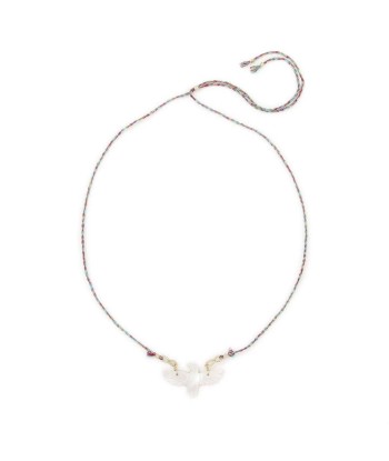 PRO - PHOENIX BABY Nacre Collier Cordon de soie chez Cornerstreet bien 