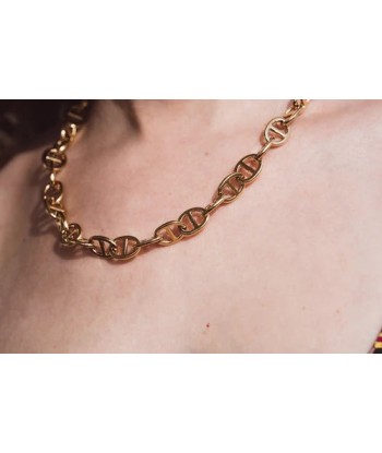 Collier acier maille marine ou a consommer sur place