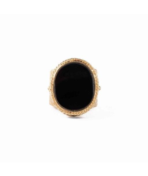 PRO - JULIET OVALE Bague Chevalière Gravée Onyx Jusqu'à 80% De Réduction