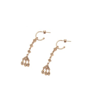 PRO - YAMI Boucles d'oreilles Diamants - Argent plaqué Or 2023