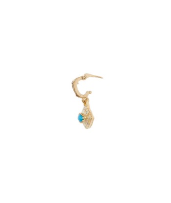 PRO - AJNA Charm Oeil Turquoise et Diamants argent plaqué or pas chere