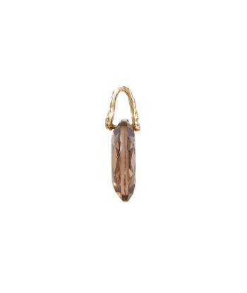 BLESS YOU Charm Œil de protection Smoky Quartz - Argent plaqué or En savoir plus