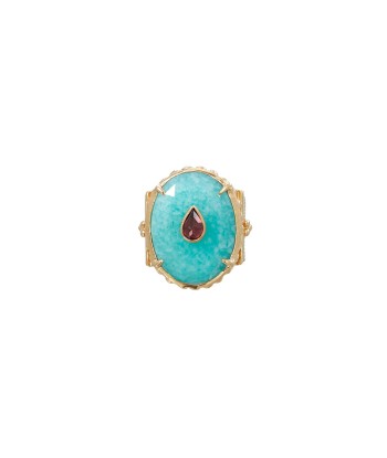 PRO - CHEEMA Bague Chevalière Amazonite l'achat 