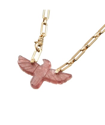 PRO - PHOENIX BABY Collier Strawberry Quartz hantent personnes