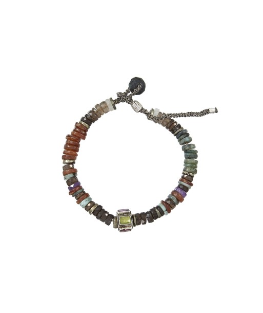 PRO - ANILA SILVER Bracelet Multicolore & perle multi-pierres france