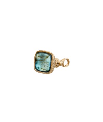 SCEAU XL Pendentif labradorite doré à l'or 24 carats Fin de série