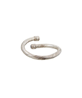 PRO - TWIST SILVER Bracelet jonc Labradorites - Argent patiné - Modèle Homme en ligne des produits 