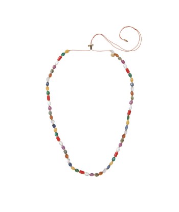 CANDIES Collier Multi pierres précieuses Emeraude, Saphir, Rubis outlet