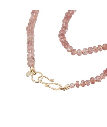 MAUPITI Quartz Strawberry - Chaîne perlée pour charm's ouvre sa boutique