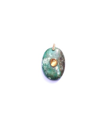 CHARM TURQUOISE sertie Citrine 50-70% off 