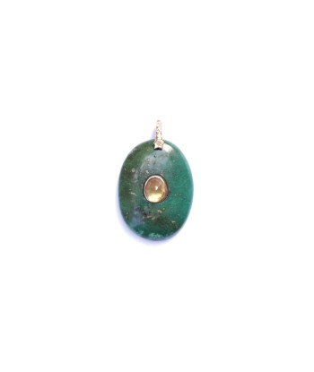 CHARM TURQUOISE sertie Citrine vous aussi creer 