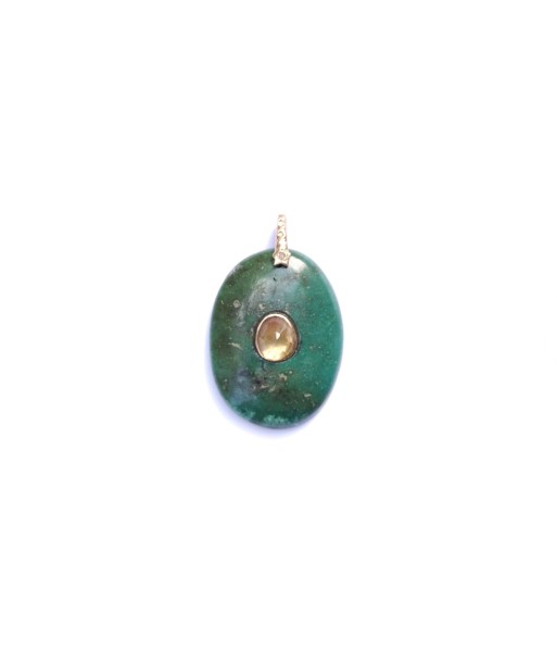 CHARM TURQUOISE sertie Citrine vous aussi creer 