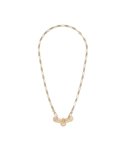 AQUILA Collier Aigle Citrine - Doré 24 cts de pas cher