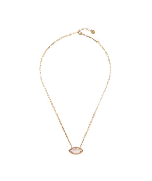 KHEOPS marquise Œil de protection Collier Amétrine - Plaqué or 24 cts ouvre sa boutique