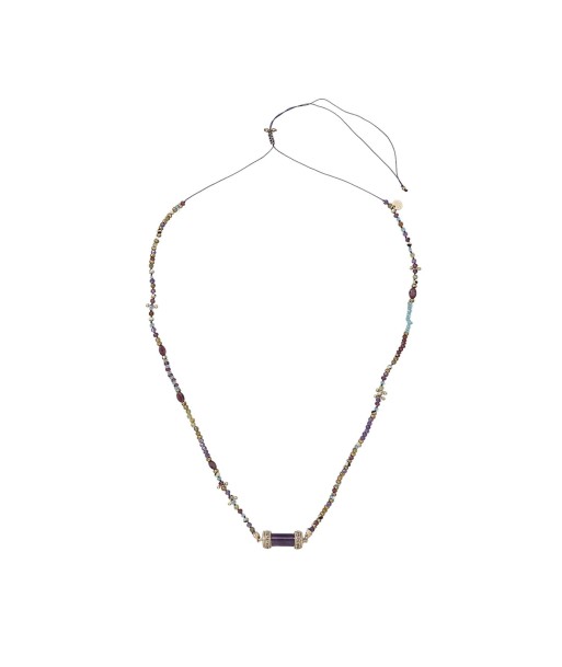 PRO - DEVA Collier Perle Amethyste, Grenat Vert, Apatite l'évolution des habitudes 