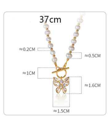 Collier Papillon Perle Découvrez la collection