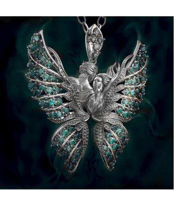 Pendentif Papillon Zircon est présent 