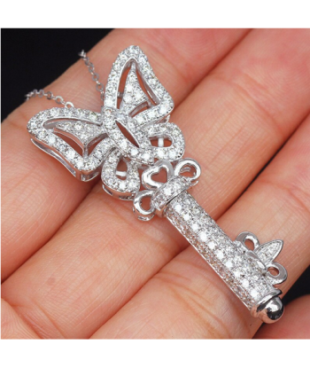 Pendentif Papillon Clef Profitez des Offres !