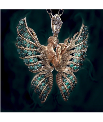 Pendentif Papillon Luxe Faites des économies