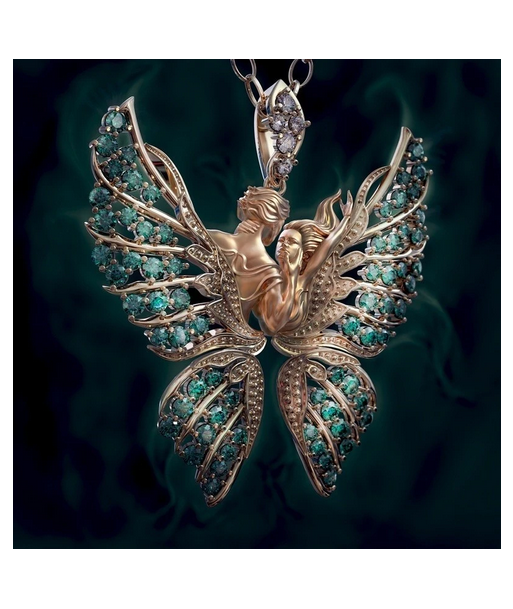 Pendentif Papillon Luxe Faites des économies