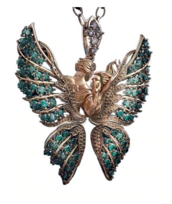 Pendentif Papillon Luxe Faites des économies