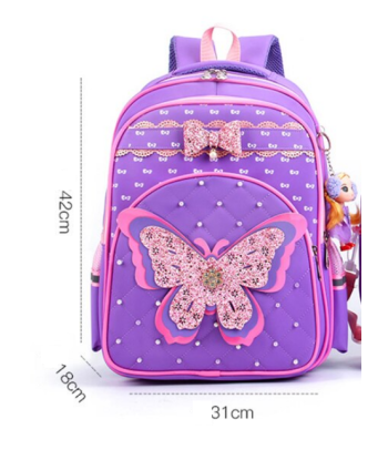 Cartable Papillon pour Fille paiement sécurisé