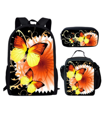 Cartable Papillon Orange acheter en ligne