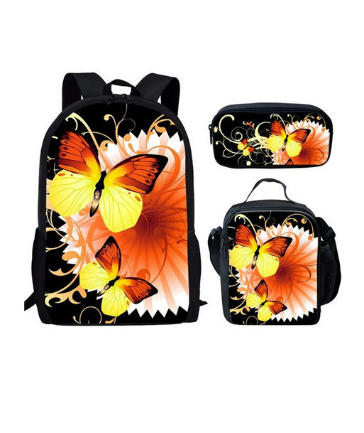 Cartable Papillon Orange acheter en ligne