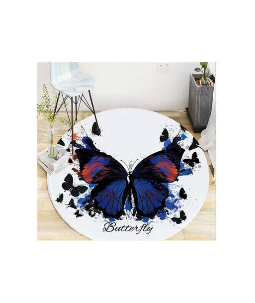 Tapis Rond Butterfly commande en ligne