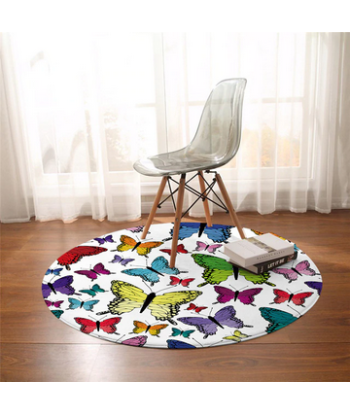 Tapis Rond Motif Papillon Economisez 