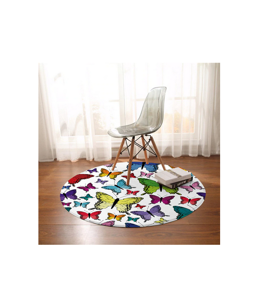 Tapis Rond Motif Papillon Economisez 