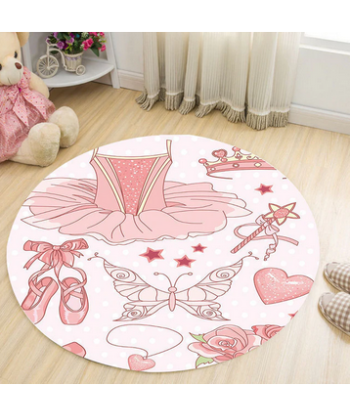 Tapis Rond Papillon et Danseuse chez Cornerstreet bien 