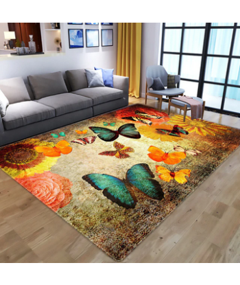 Tapis Papillon Vintage Véritable concentré